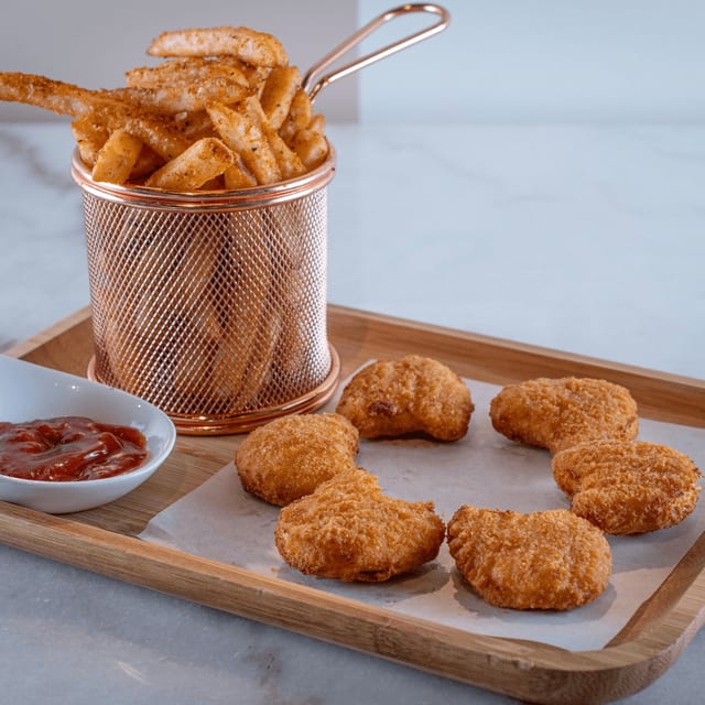 Chicken Nuggets W/Fries.